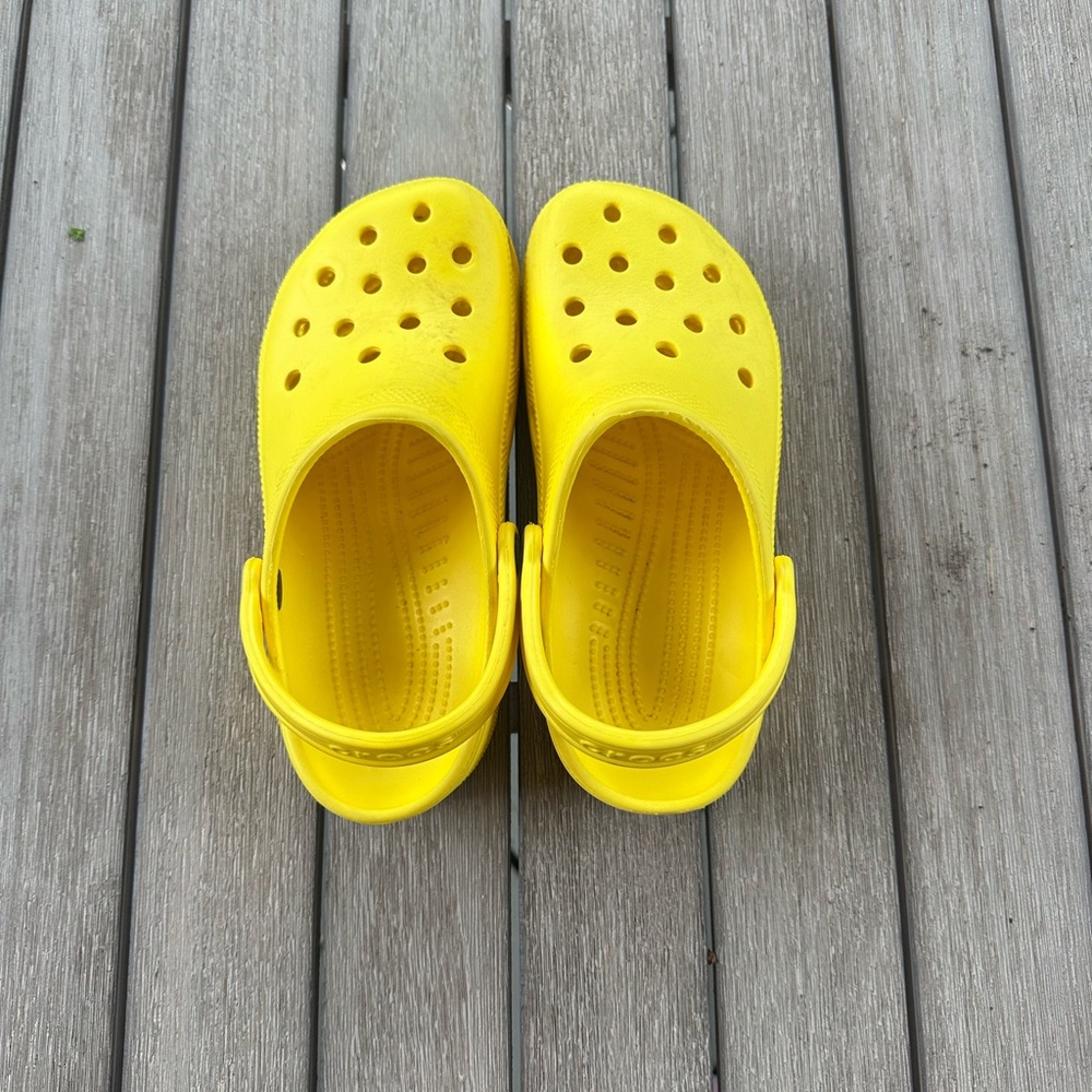 CROCS Bright Yellow Sandals